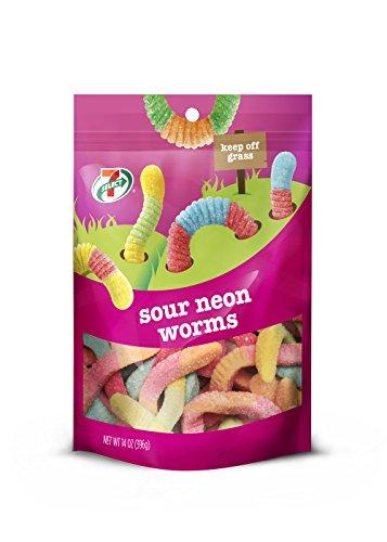Algopix Similar Product 11 - 7Select Sour Neon Worms 14 ozpk 6