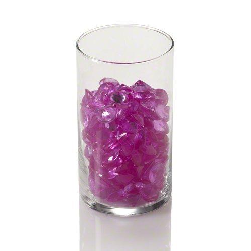 Algopix Similar Product 17 - Eastland Pink Acrylic Diamond Gem Vase