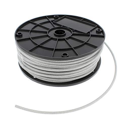 Algopix Similar Product 5 - Rural365  Vinyl Coated Wire Rope Cable