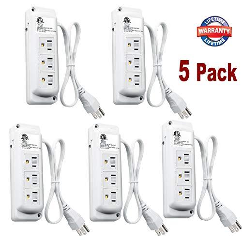 Algopix Similar Product 11 - 3Outlets Power Strip with Safety Cover