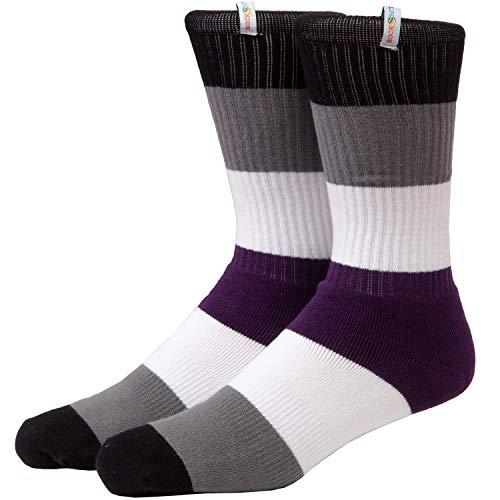 Algopix Similar Product 13 - Socksmith LGBTQ Pride Adult Crew Socks