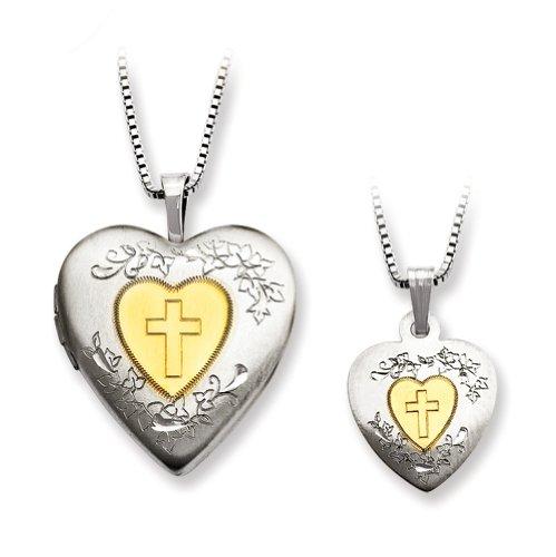 Algopix Similar Product 13 - Sterling Silver Goldplated Heart Mom