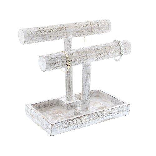 Algopix Similar Product 19 - Benzara White Finish Jewelry Holder Box
