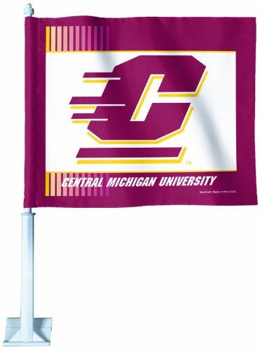 Algopix Similar Product 8 - NCAA Central Michigan Chippewas Car Flag