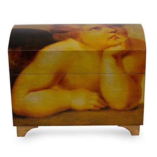 Algopix Similar Product 14 - NOVICA 154403" Cherubs Decoupage Chest