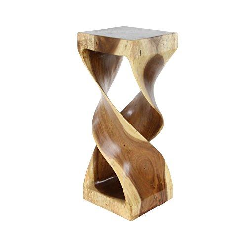 Algopix Similar Product 15 - Benzara Hourglass Shaped Wood Brown