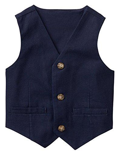 Algopix Similar Product 5 - Gymboree Baby Boys 3Button Linen Vest
