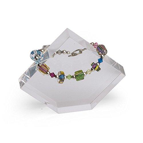 Algopix Similar Product 18 - SSWBasics Small Clear Acrylic Bracelet