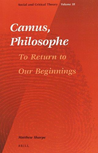 Algopix Similar Product 7 - Camus Philosophe To Return to Our