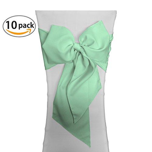 Algopix Similar Product 10 - LA Linen Polyester Poplin Chair Bow
