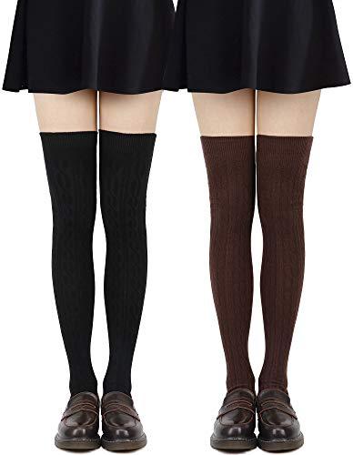 Algopix Similar Product 14 - Leg Warmers Womens Over the Knee High