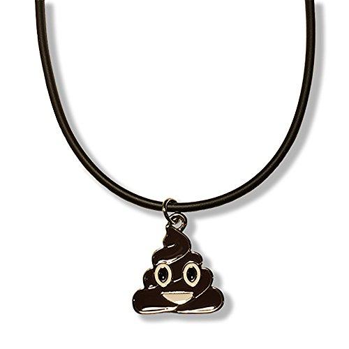 Algopix Similar Product 10 - I EM JI Emoji Rope Necklace - Poo