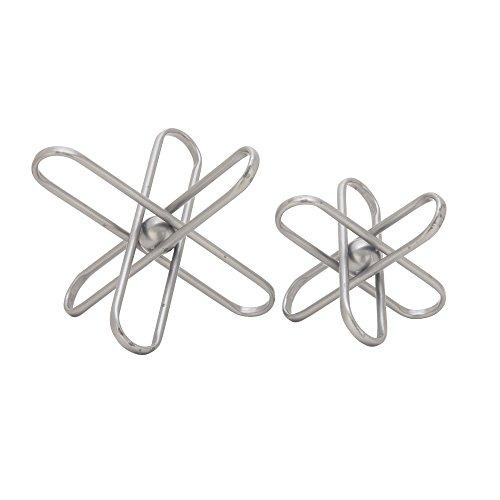 Algopix Similar Product 14 - Benzara Stunning Gray Metal Sculptures
