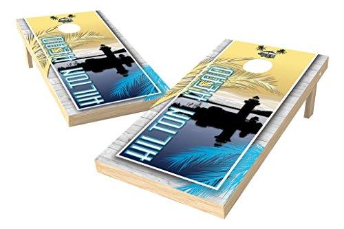 Algopix Similar Product 18 - PROLINE 2'x4' USA Beaches Cornhole Set