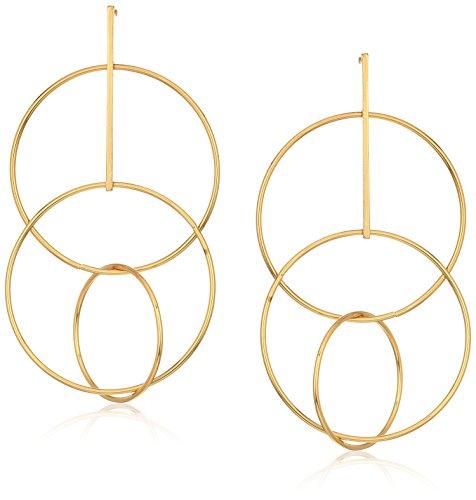 Algopix Similar Product 12 - Ettika Cyclical Hoop Earrings In Gold