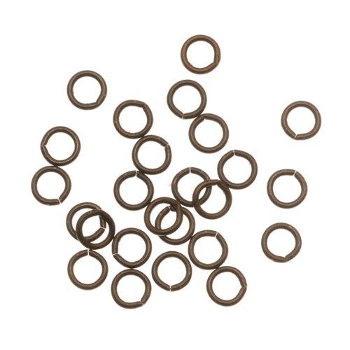 Algopix Similar Product 3 - Vintaj Natural Brass Jump Rings 4mm
