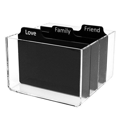 Algopix Similar Product 6 - Clear Acrylic Photo Storage Box With