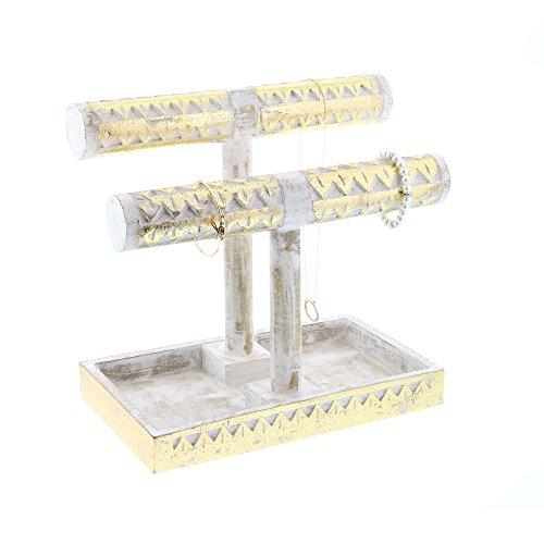 Algopix Similar Product 17 - Benzara Fancy Holder, Golden Jewelry Box