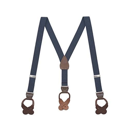 Algopix Similar Product 18 - SuspenderStore Mens 1 Inch Wide Button