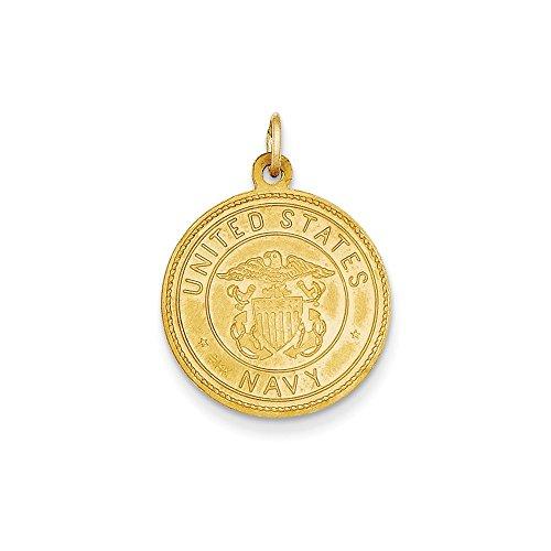 Algopix Similar Product 14 - 14k US Navy Saint Christopher Medal