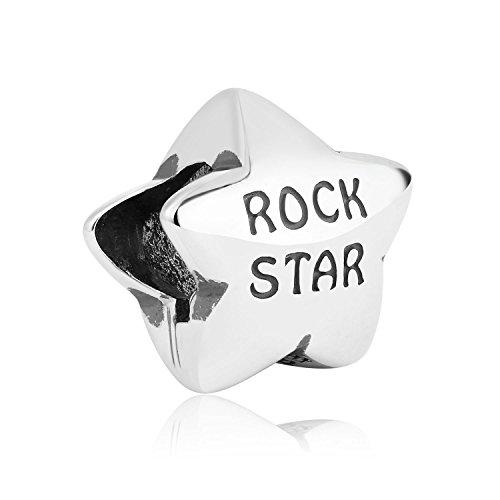 Algopix Similar Product 9 - Bella  Beau Polished Silver Charm Star