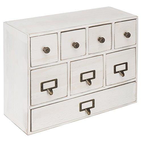 Algopix Similar Product 6 - MyGift 13Inch Weathered Vintage White