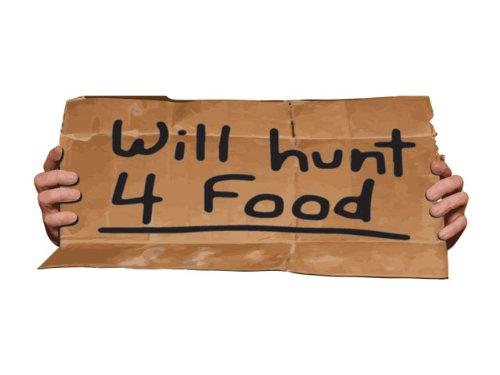 Algopix Similar Product 13 - Will Hunt 4 Food (Bumper Sticker)