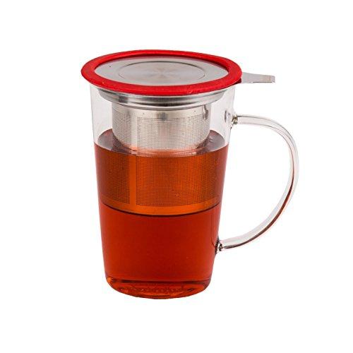 Algopix Similar Product 20 - Glass Tea Cup With Infuser For Infusing