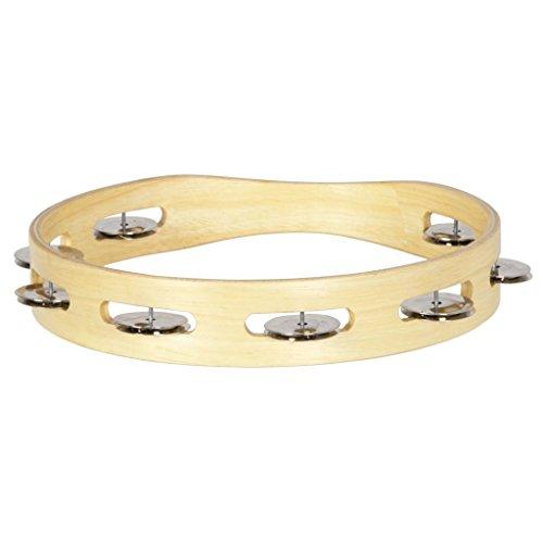Algopix Similar Product 9 - Single Row Round Tambourine with Bright