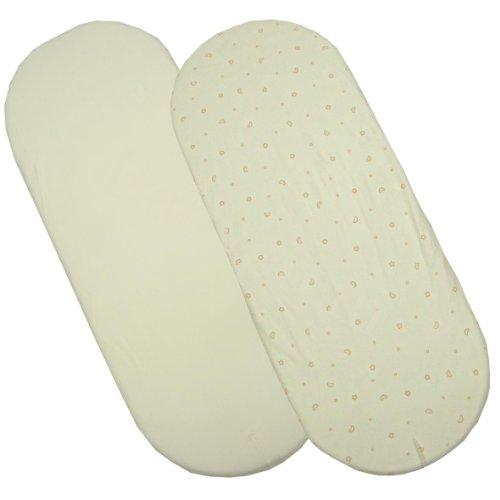 Algopix Similar Product 13 - BabyPrem Pack of 2 Fitted Cotton Moses