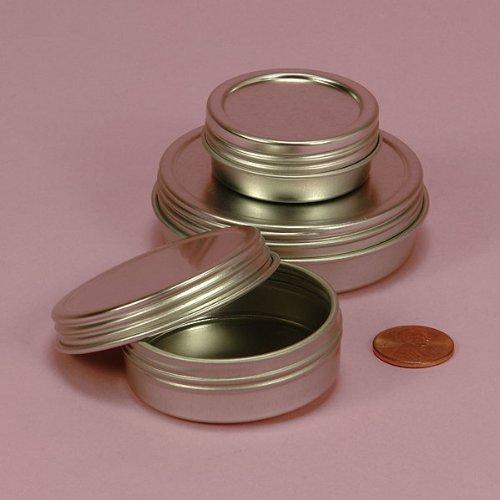 Algopix Similar Product 10 - 1 X Screw Top Round Steel Tins 2oz 12