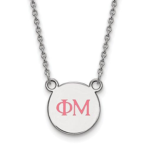 Algopix Similar Product 7 - LogoArt Phi Mu Extra Small Enameled