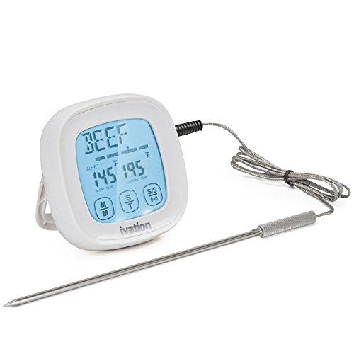 Algopix Similar Product 15 - Meat Thermometer  Timer  Touchscreen