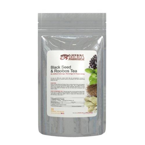 Algopix Similar Product 14 - Dherbs Black Seed  Rooibos Tea 40