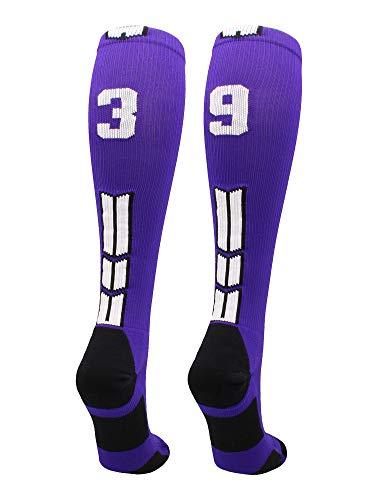 Algopix Similar Product 15 - MadSportsStuff Player Id Number Socks