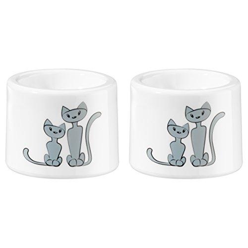 Algopix Similar Product 3 - Koziol I Miaou Egg Cup With Print