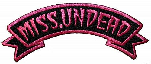 Algopix Similar Product 3 - Miss Undead Name Tag Zombie Horror
