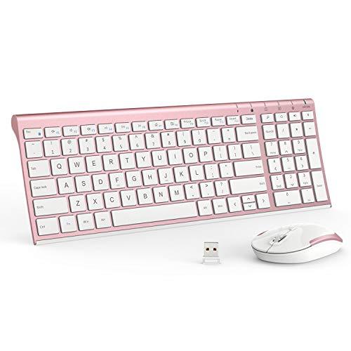 Algopix Similar Product 2 - iClever Wireless Keyboard and Mouse