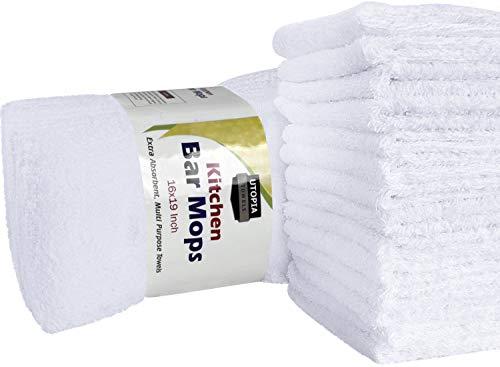 Algopix Similar Product 2 - Utopia Towels Pure Cotton Bar Mop 16 x
