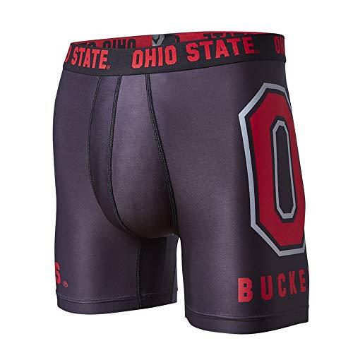 Algopix Similar Product 3 - FANDEMICS NCAA Ohio State Mens Boxer