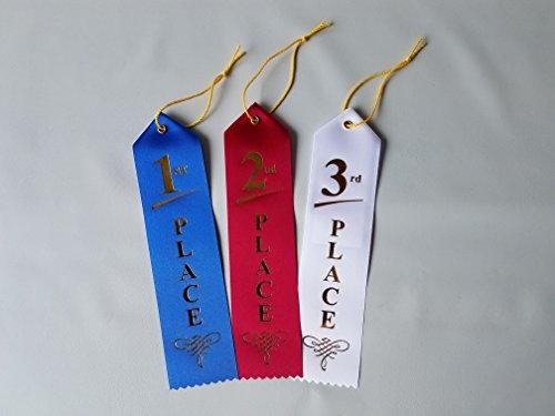 Algopix Similar Product 14 - Award Ribbons 1st Place Blue 2nd Place