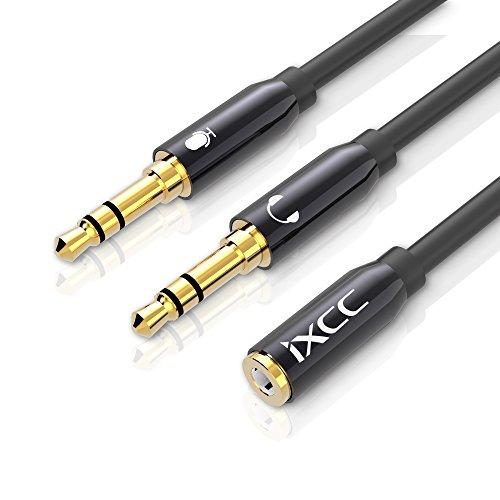 Algopix Similar Product 2 - iXCC Headphones Y Cable Splitter