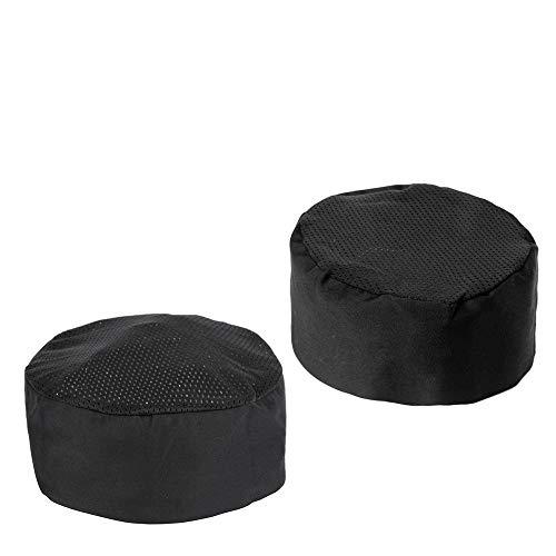 Algopix Similar Product 4 - Chef Hat 2 Pcs SOUREPOSE Black Chef