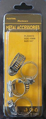 Algopix Similar Product 10 - Plextool Hose Clamp 58 4pcsPK 24