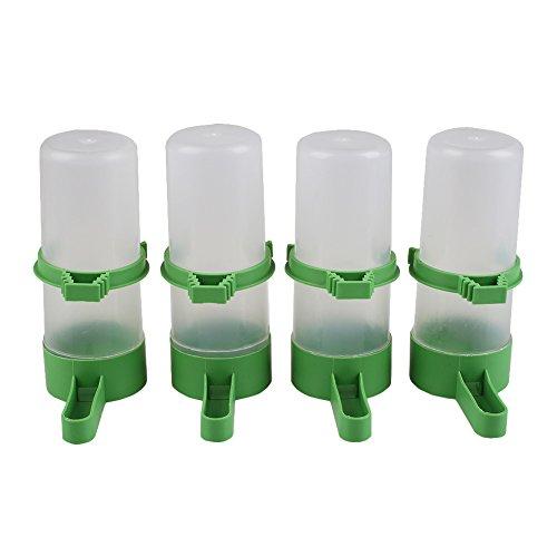 Algopix Similar Product 3 - JWBOSS 4Pcs Bird Food Feeder Waterer