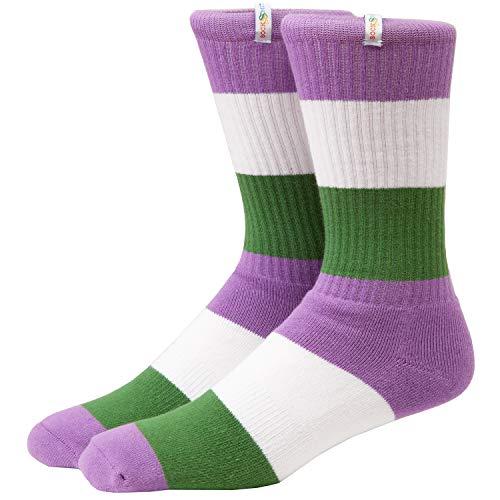 Algopix Similar Product 3 - Socksmith LGBTQ Pride Adult Crew Socks