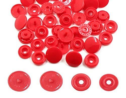 Algopix Similar Product 10 - 20 Sets KAM T5 12MM Round Plastic Snaps