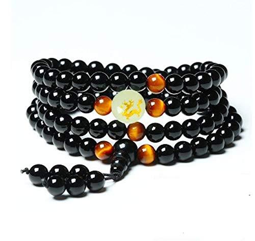 Algopix Similar Product 11 - Gabcus Yoga Black Onyx Men 6mm 108