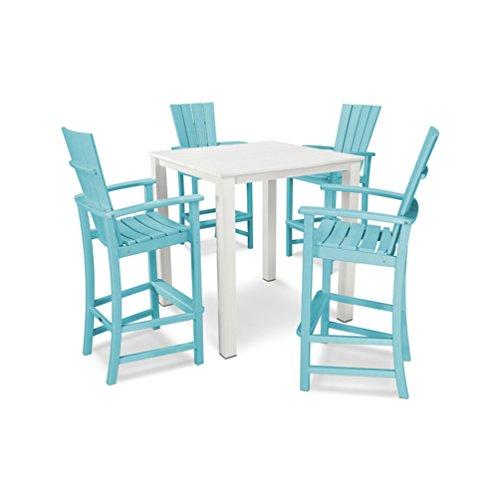 Algopix Similar Product 13 - POLYWOOD Quattro 5 Piece Bar Set