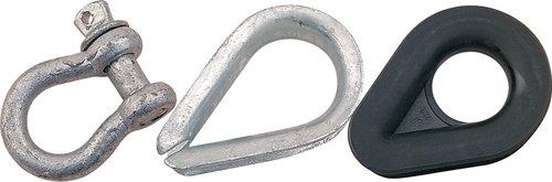 Algopix Similar Product 17 - Sea Dog Line Thimble Nylon 14 Rope